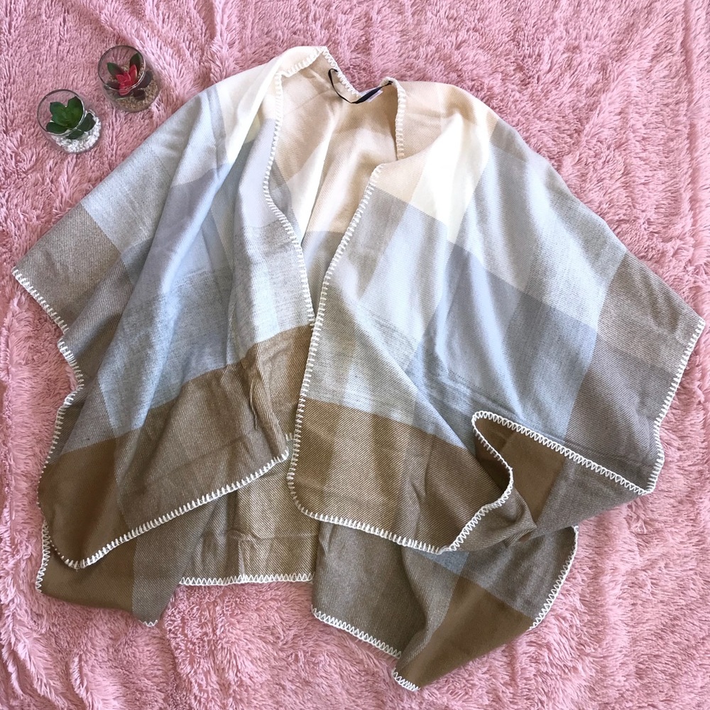 super soft cool toned poncho